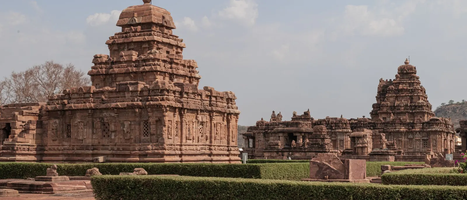 The sandstone temples of Pattadakal in Karnataka, India